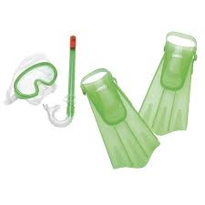 ALETAS SPEEDO KIDS AQUA QUEST MSF SET