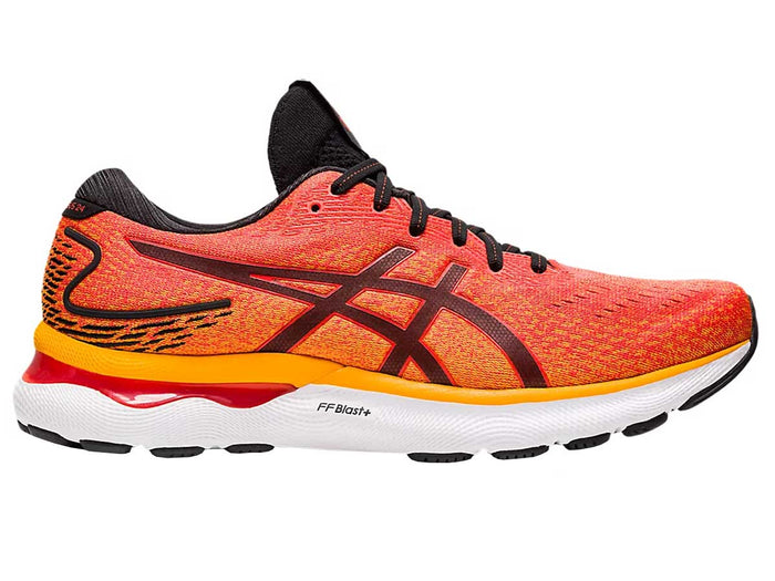 Tenis ASICS para hombre GEL-NIMBUS 24  TOMATO/BLACK