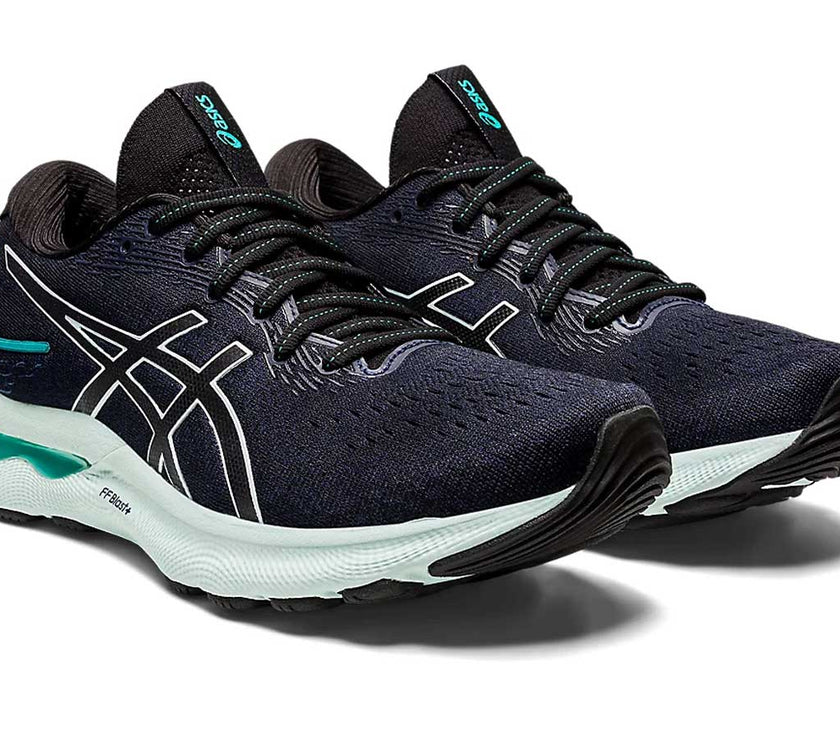 Tenis ASICS para mujer  GEL-NIMBUS 24 BLACK/SOOTHING