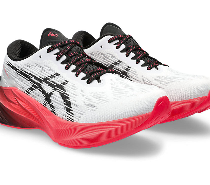 Tenis ASICS para mujer NOVABLAST 3 WHITE/BLACK