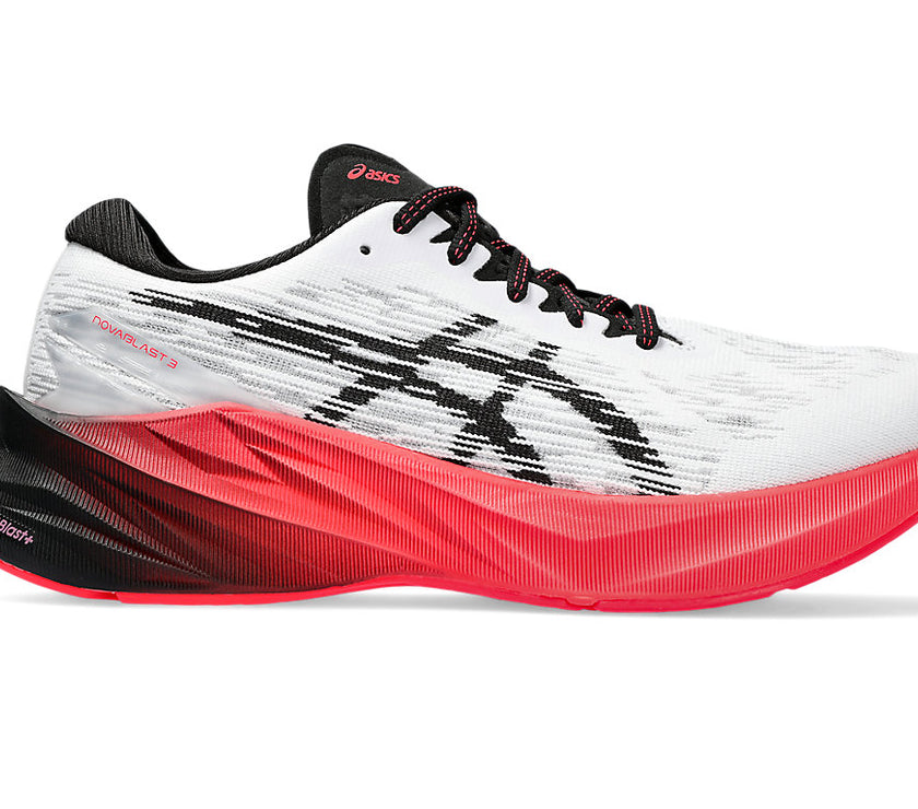 Tenis ASICS para mujer NOVABLAST 3 WHITE/BLACK