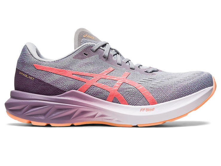 Tenis ASICS para mujer DYNABLAST 3  GREY/PAPAY