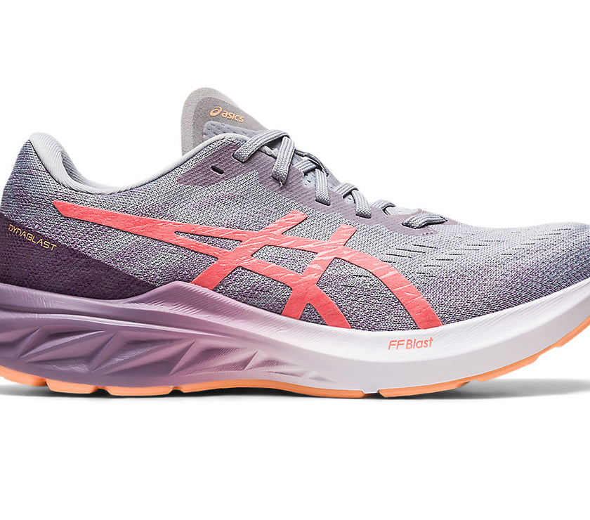 Tenis ASICS para mujer DYNABLAST 3  GREY/PAPAY