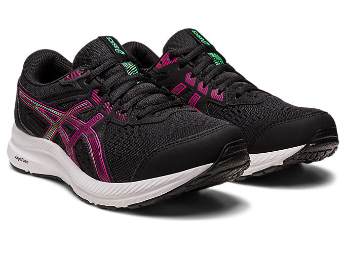Tenis ASICS para mujer GEL-CONTEND 8 BLACK/PINK RAVE