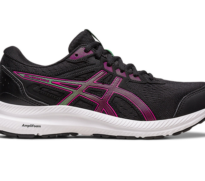 Tenis ASICS para mujer GEL-CONTEND 8 BLACK/PINK RAVE