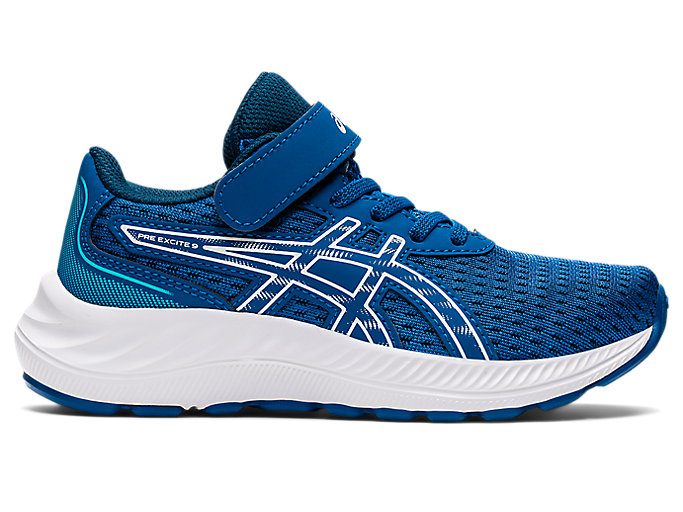 Tenis ASICS para niño PRE EXCITE 9 PS LAKE DRIVE/WHITE
