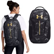 UA HUSTLE 60 BACKPACK-BLK MOCHILA