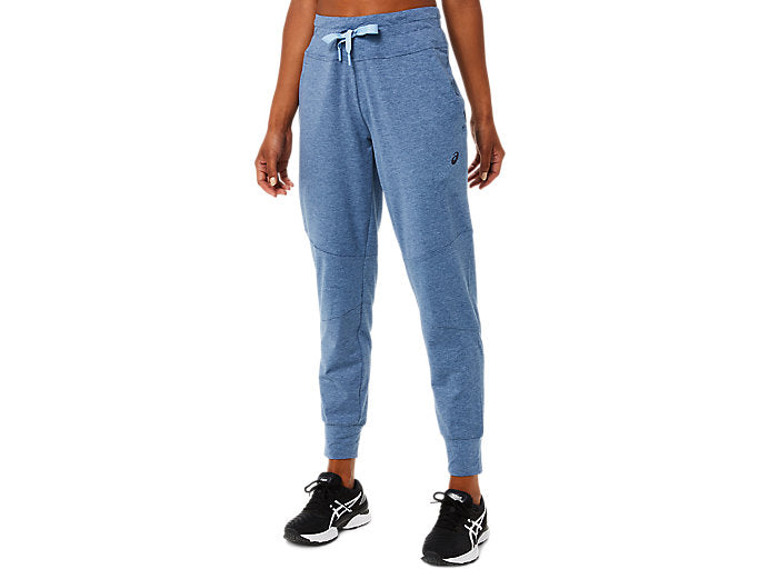 Pants ASICS para mujer W TECH JOGGER STORM BLUE