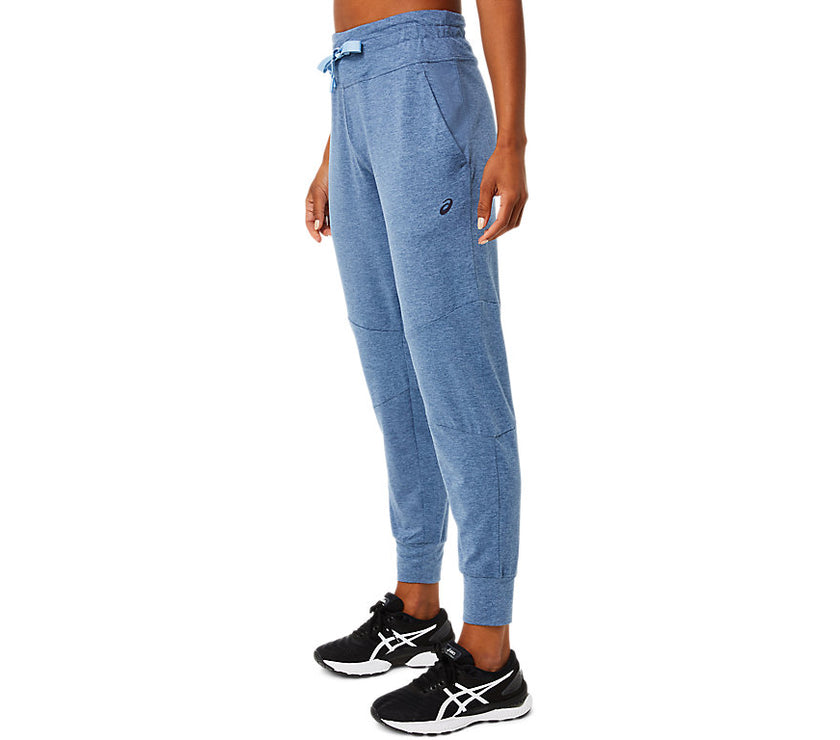 Pants ASICS para mujer W TECH JOGGER STORM BLUE
