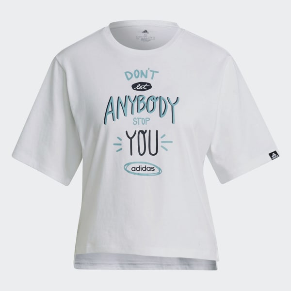 PLAYERA BLANCA W DNT STP G T