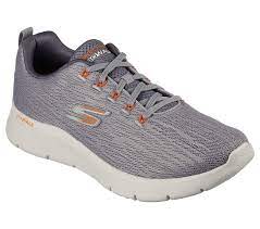 CALZADO CABALLERO GRIS NARANJA
