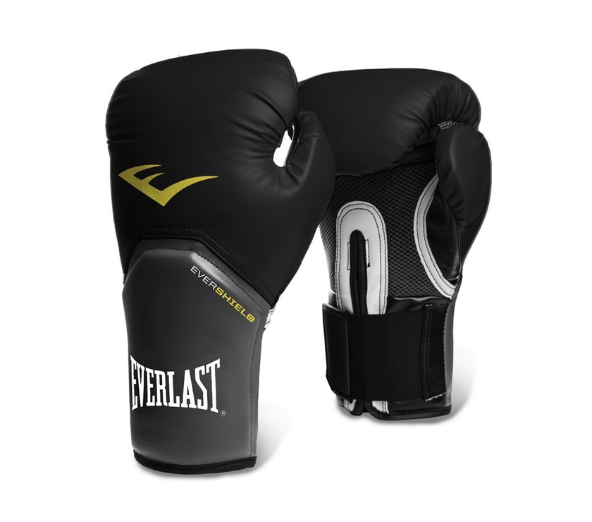 GUANTES EVERLAST NEGROS DE ELITE 8 OZ.
