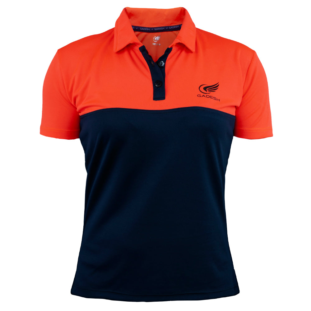Playera Polo Gadesh para Dama Vide Orange