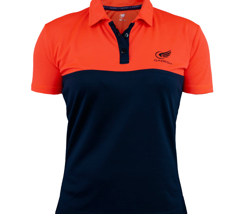 Playera Polo Gadesh para Dama Vide Orange
