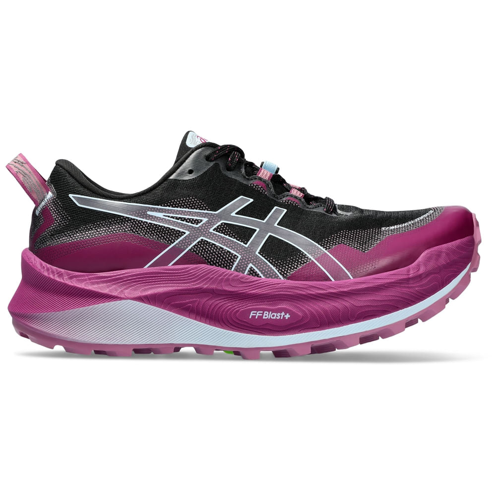 Tenis ASICS para mujer TRABUCO MAX 3 BLACK/LIGHT BLUE