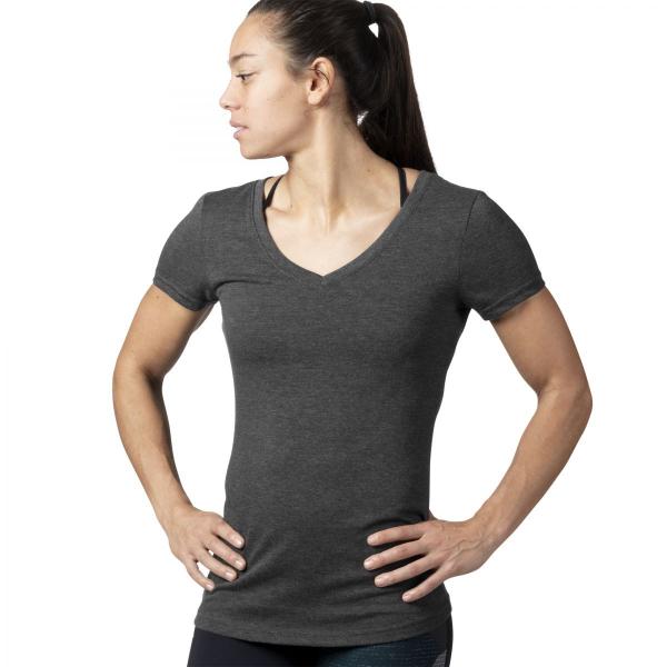GLOBAL BLANK VNECK T