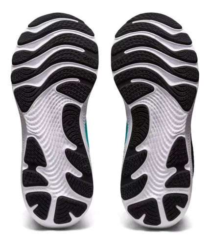 Tenis ASICS para mujer GEL-CUMULUS 24  BLACK/PURE SILVER