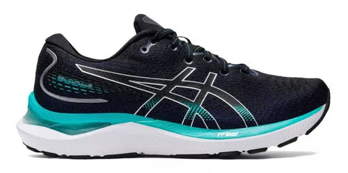 Tenis ASICS para mujer GEL-CUMULUS 24  BLACK/PURE SILVER