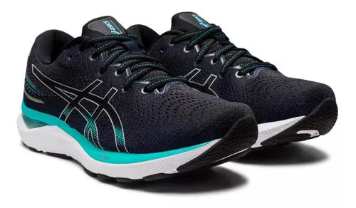 Tenis ASICS para mujer GEL-CUMULUS 24  BLACK/PURE SILVER