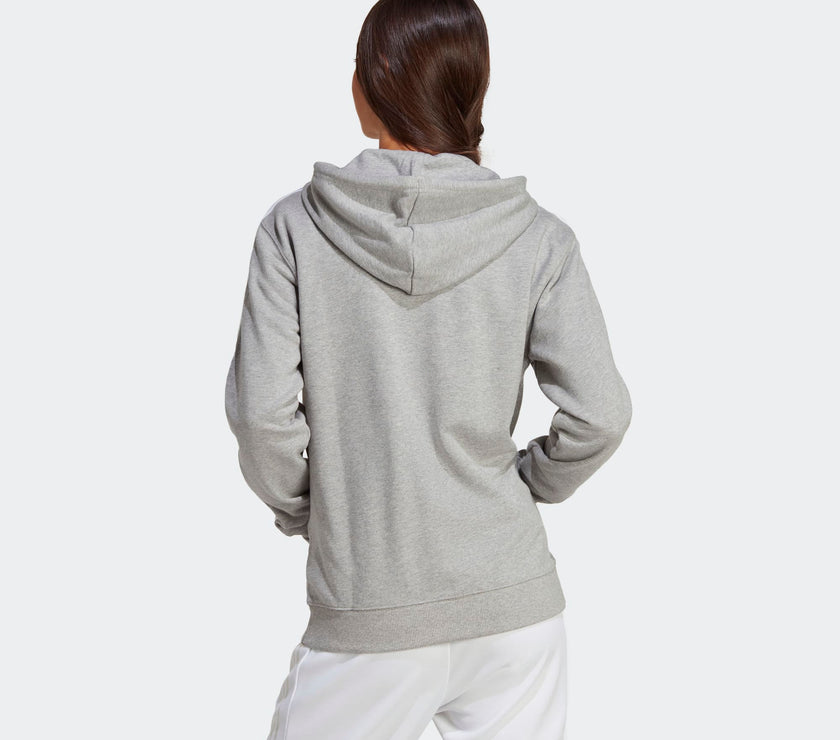 SUDADERA ADIDAS WMNS GRIS W 3S FT FZ R HD