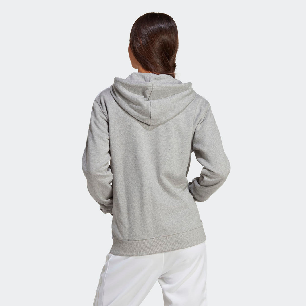SUDADERA ADIDAS WMNS GRIS W 3S FT FZ R HD