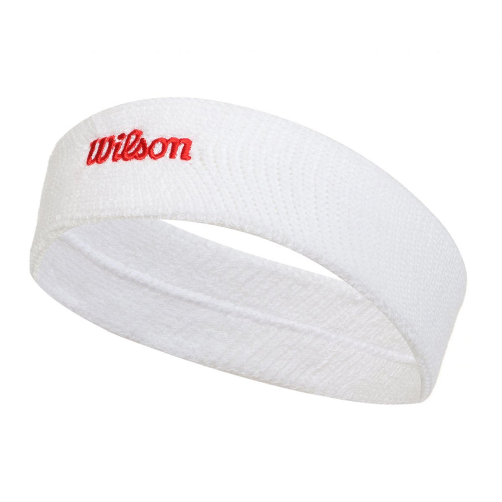 BANDA WILSON PARA LA CABEZA TENIS BLANCA