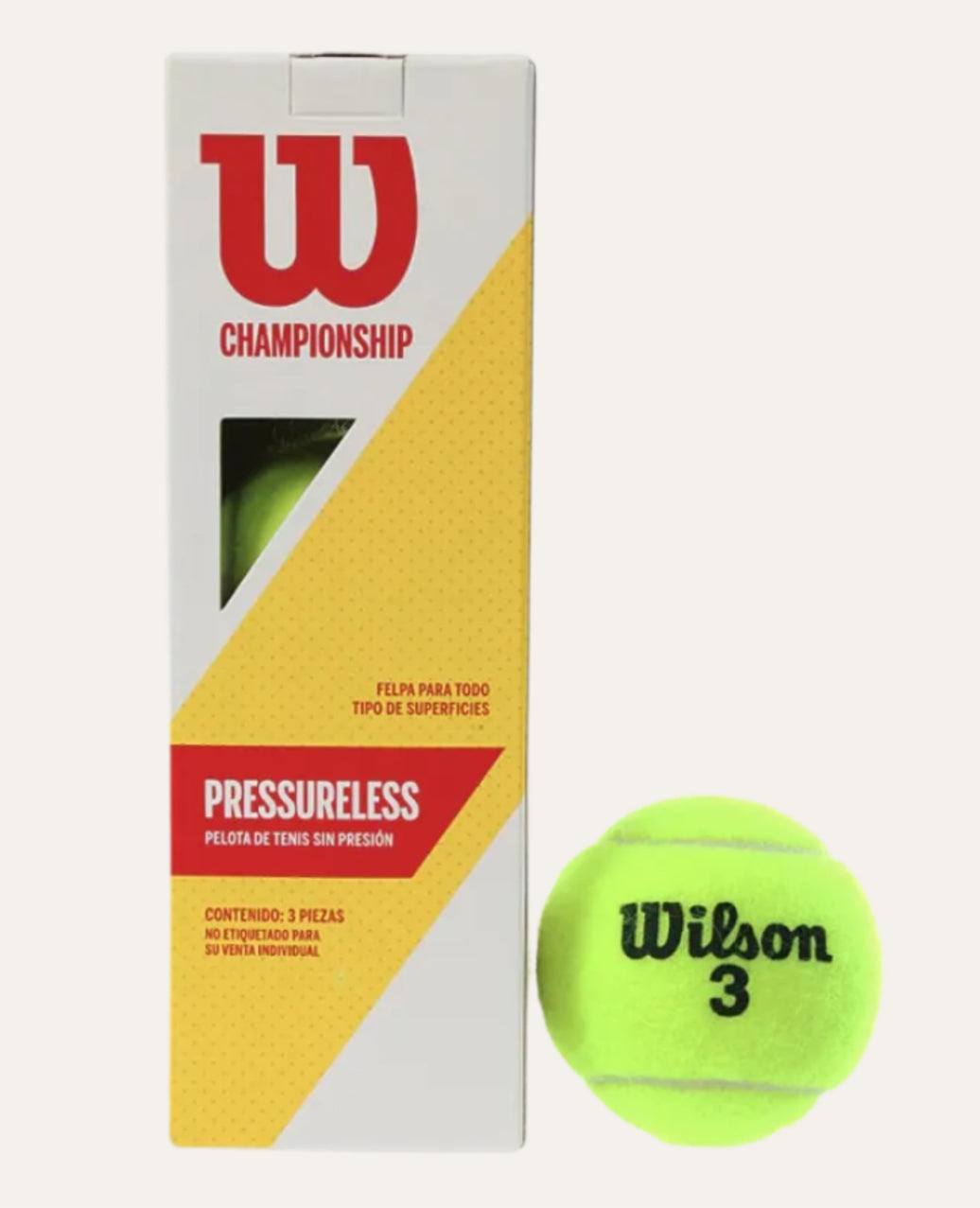 PELOTA TENNIS PRESSURELESS