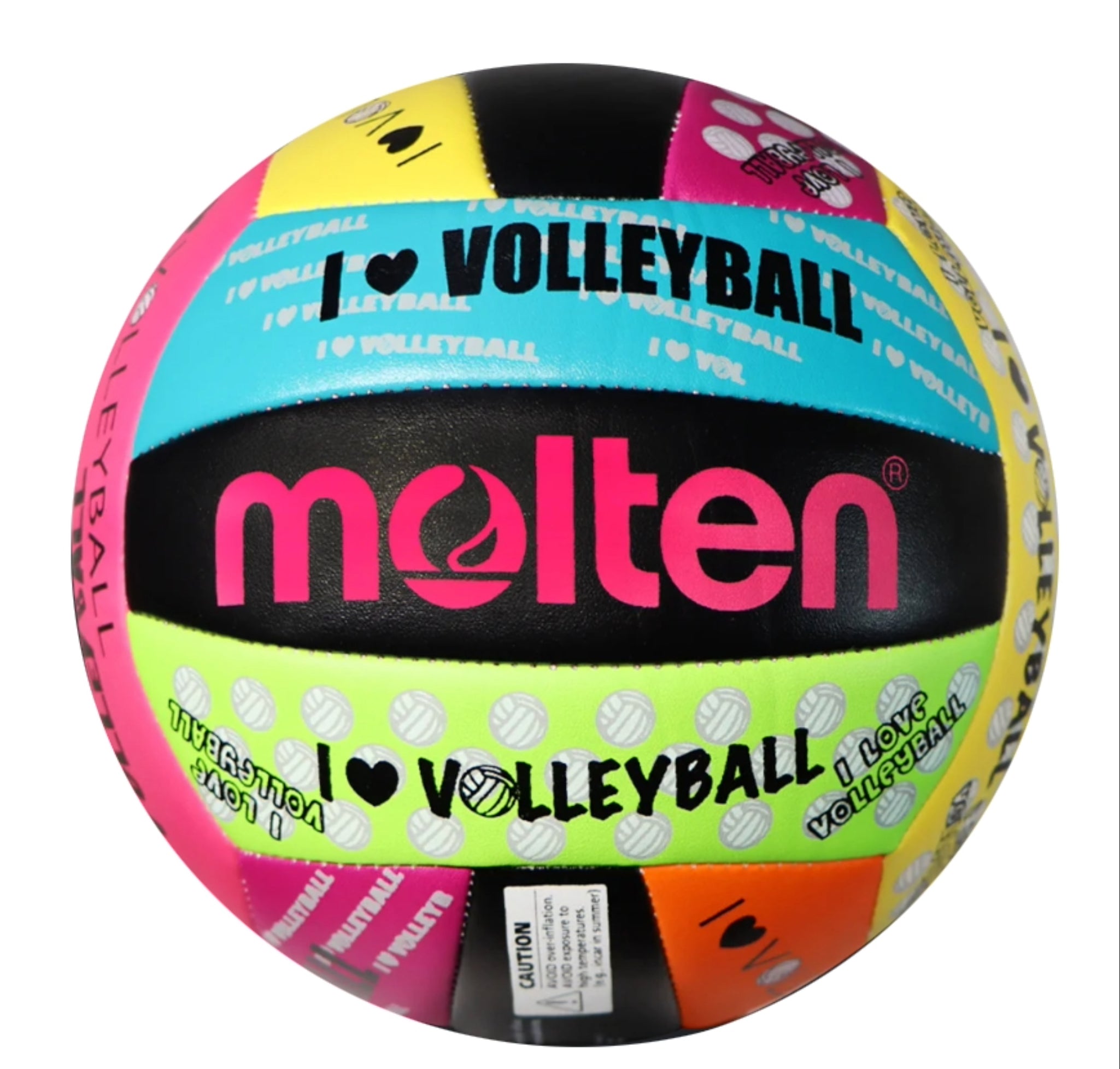 BALON DE VOLI MOLTEN NEON MULTICOLOR NEG