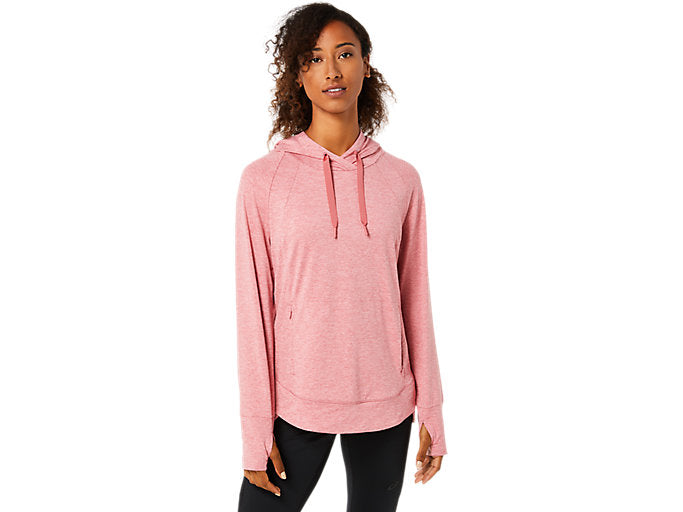 W TECH PO HOODIE    SMOKEY ROSE