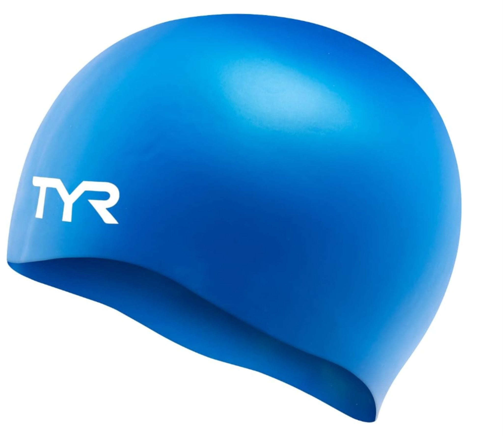 GORRA NATACION SILICON  TYR BLUE