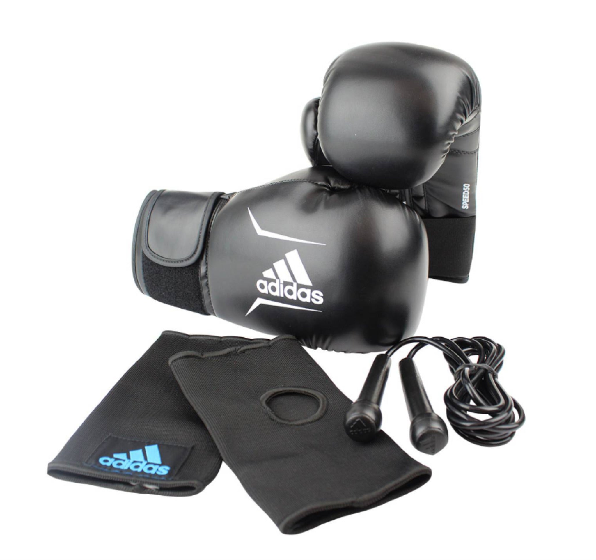 SET BOX ADIDAS 12 OZ. GUANT, CUERDA Y MI