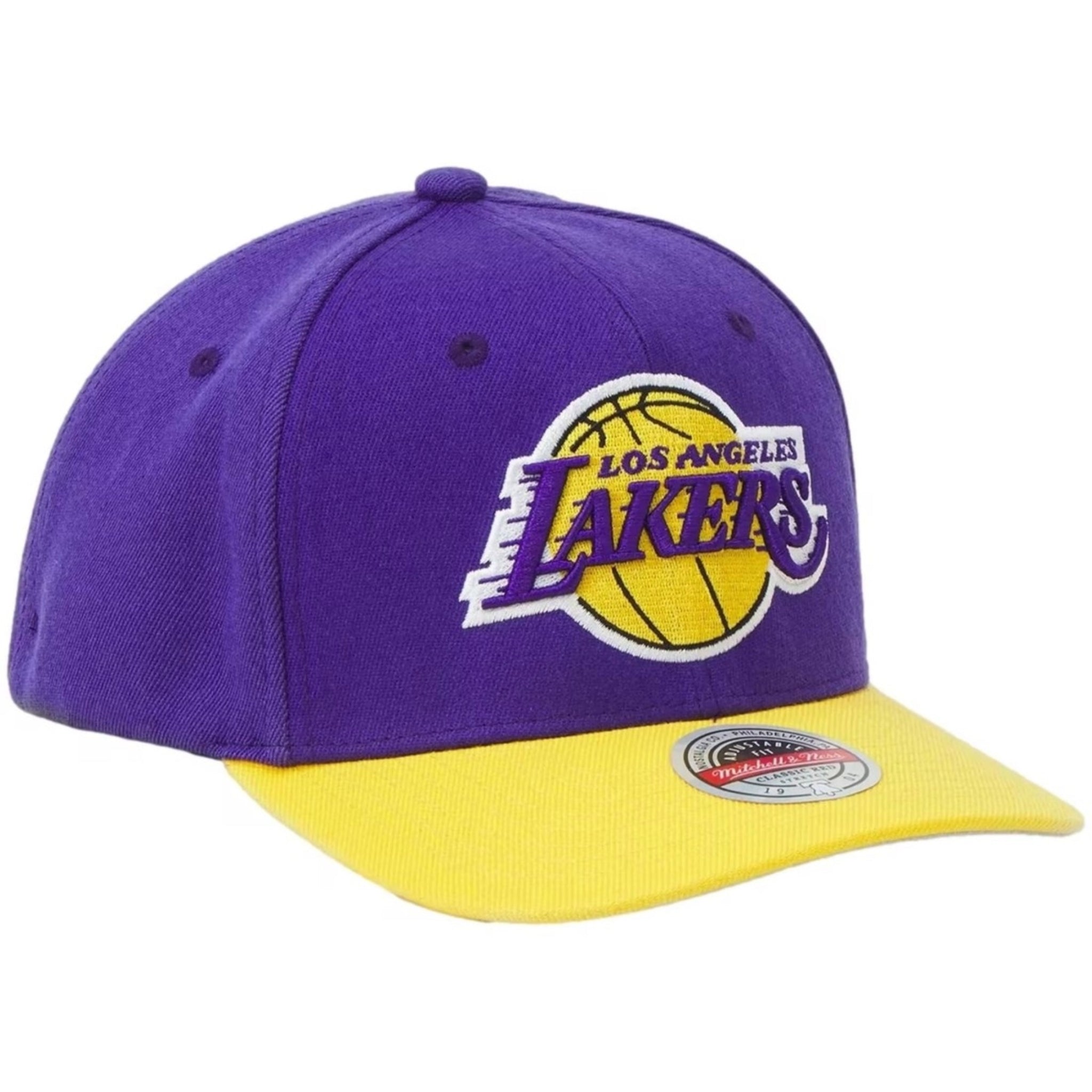 GORRA PURPLE-YELLOW NBA LAKERS