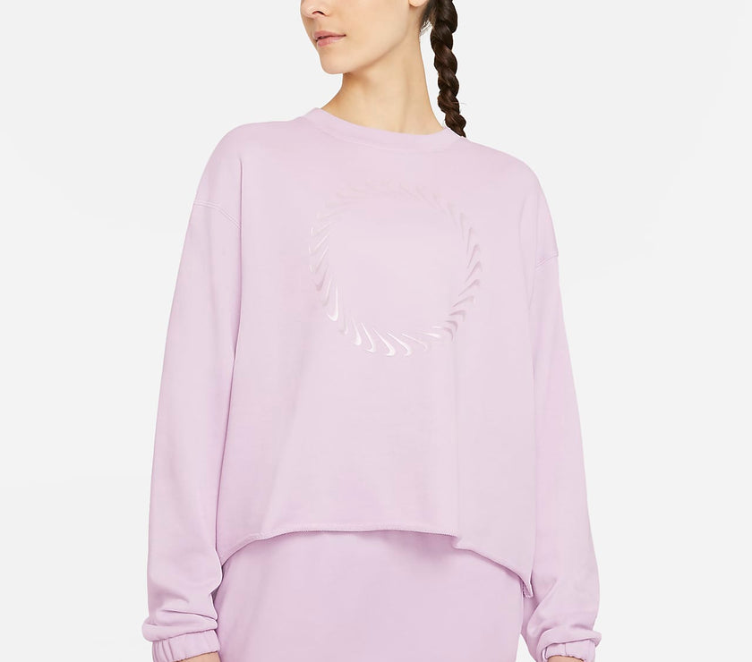 NIKE SUDADERA CLASH CREW FT ICED LILAC