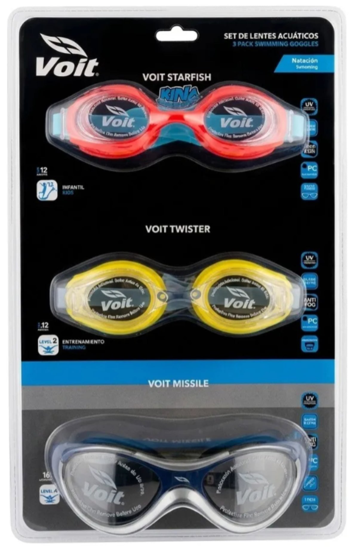 PACK 3 GOGGLES