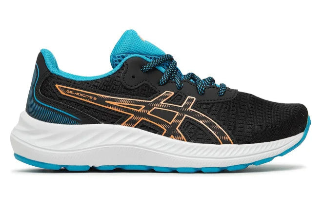 Tenis ASICS para niño GEL-EXCITE 9 GS BLACK/SUN PEACH